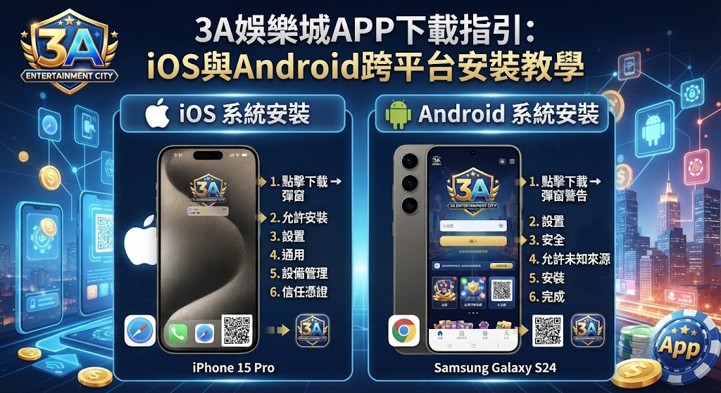 APP下載指引：iOS與Android跨平台安裝教學